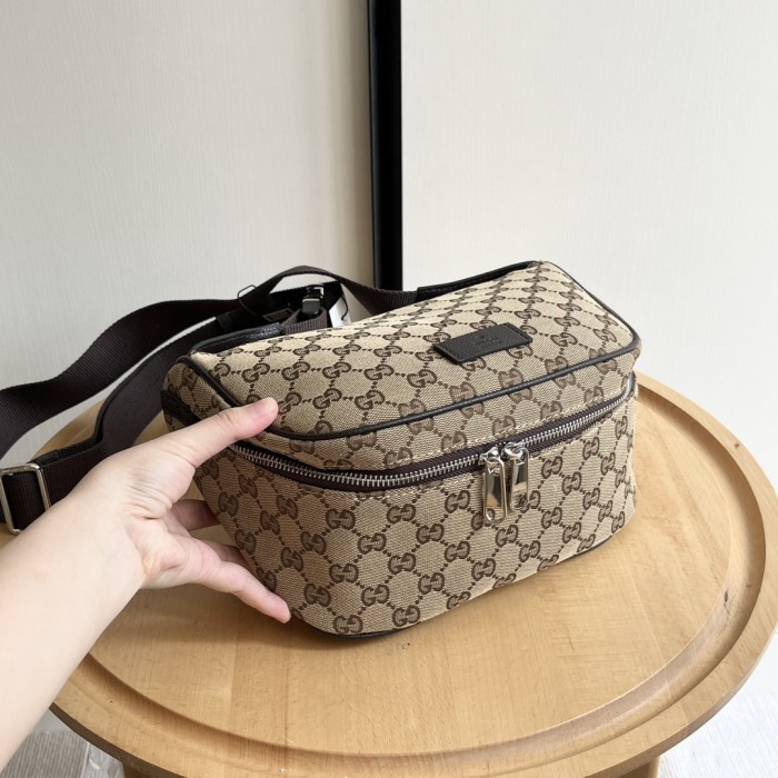 1:1 qualituy verson GG Nylon Cosmetic Wash Bag Double Zip Crossbody Toiletry Bag 3 colors 29116432
