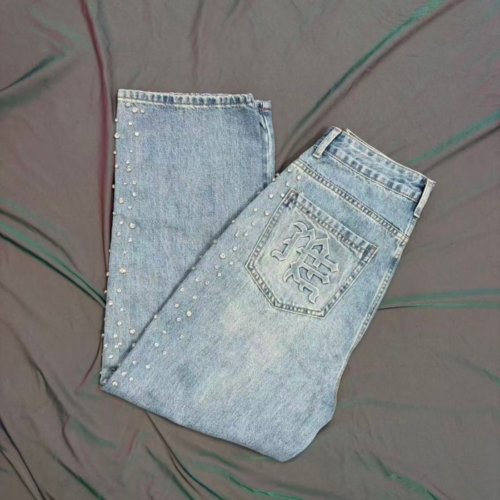 Pearl Diamond Distressed Jeans 2 colors 29116539