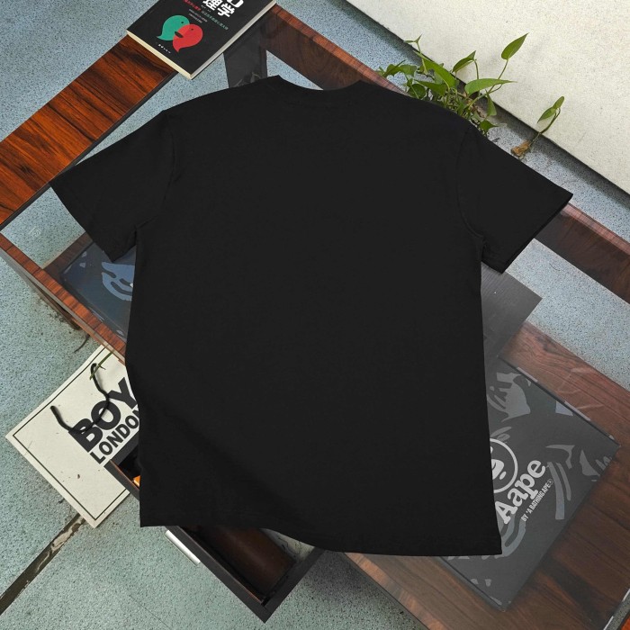 Stitched Medusa Logo Embroidery Casual Matching Couple T-shirt 2 colors 29119369