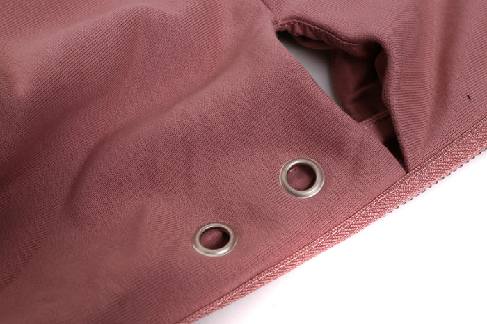 1:1 quality version Shark Hat Ribbon Drawstring Zip-Up Hoodie 3 colors 29143782