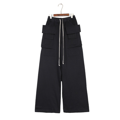1:1 quality version Multi-Pocket Wide-Leg Double Ring Pants 2 colors 29143785