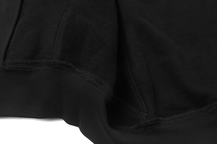 1:1 quality version Deconstructed Panel Solid Color Zip-Up Hoodie 29143784
