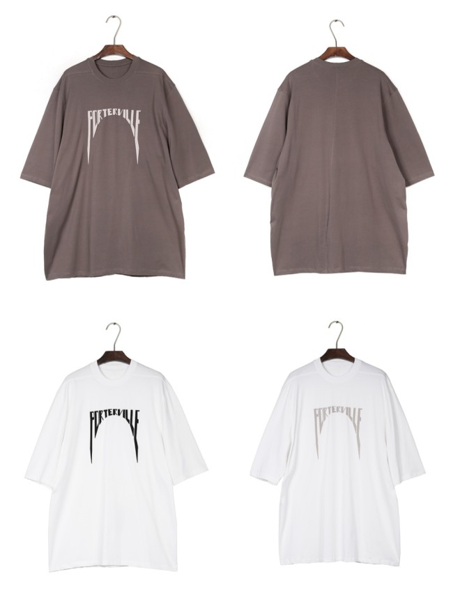 1:1 quality version Irregular Embroidered Letter Tee 3 colors 29143777