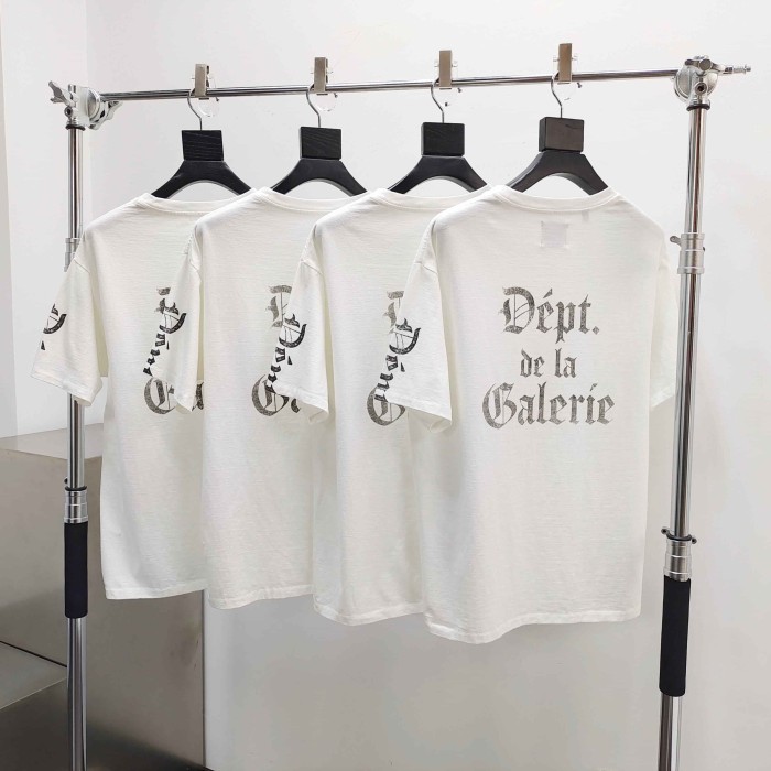 [Big & Tall for weights up to 220 lbs]1:1 quality version Gothic Black Letter White Print Washed Tee 29166493