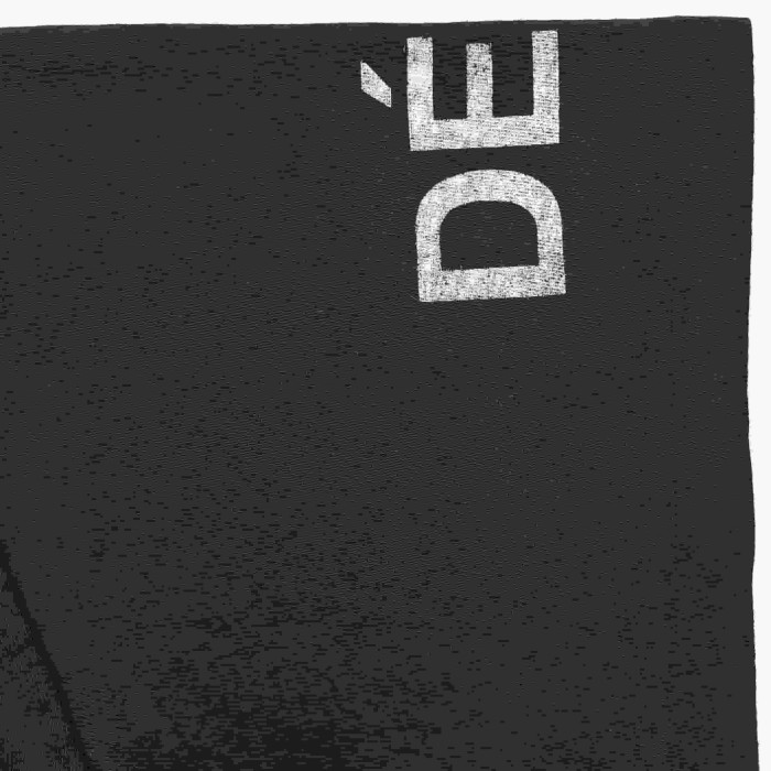 [Big & Tall for weights up to 220 lbs]1:1 quality version Horizontal Small French Letter Print Washed Tee 3 colors 29166491