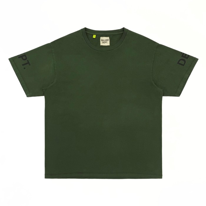 [Big & Tall for weights up to 220 lbs]1:1 quality version Horizontal Small French Letter Print Washed Tee 3 colors 29166491
