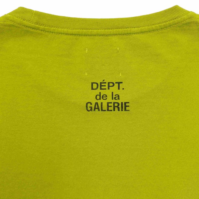 [Big & Tall for weights up to 220 lbs]1:1 quality version Horizontal Small French Letter Print Washed Tee 3 colors 29166491