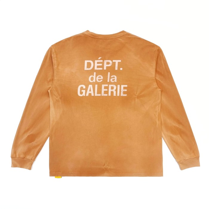 [Big & Tall for weights up to 220 lbs]1:1 quality version Camel Ripple Pattern Long Sleeve T-shirt 29166495