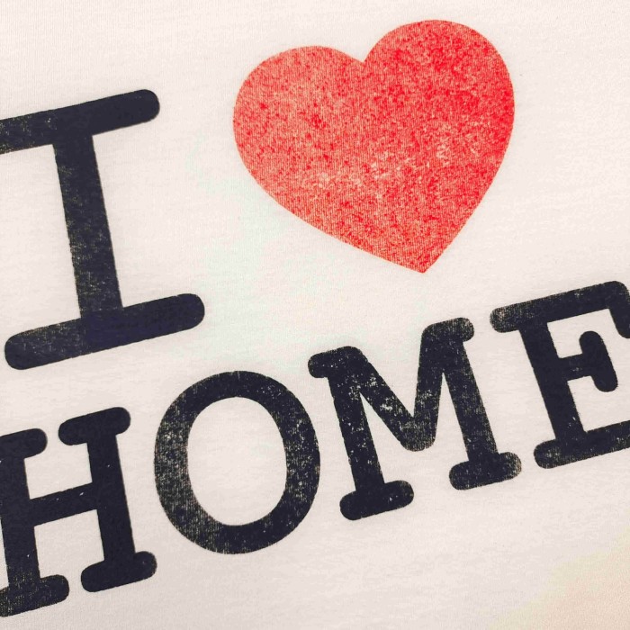 [Big & Tall for weights up to 220 lbs]1:1 quality version I Love Home Beige Print Washed Tee 29166492