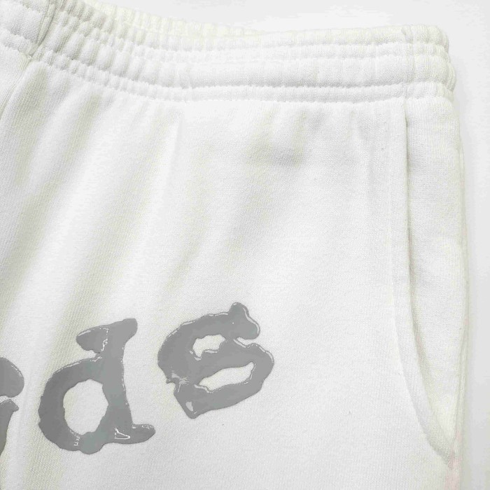 [Big & Tall for weights up to 220 lbs]1:1 quality version Gray White Dip-Dye Spider Web Print Hoodie & Pants Set 29168717