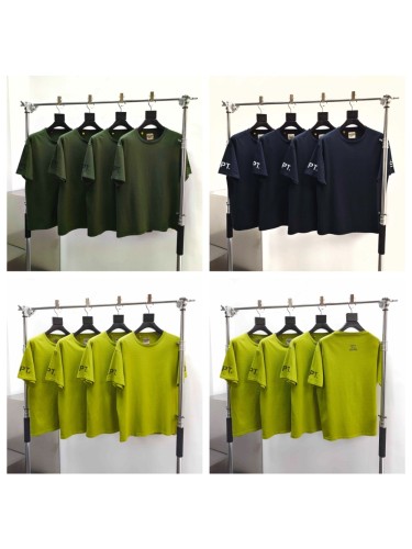 [Big & Tall for weights up to 220 lbs]1:1 quality version Horizontal Small French Letter Print Washed Tee 3 colors 29166491