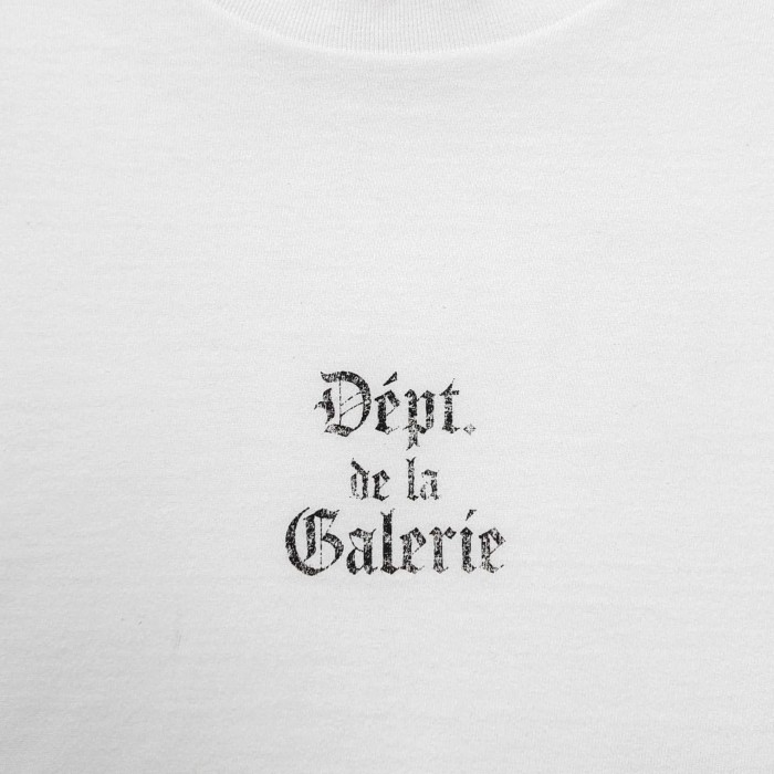 [Big & Tall for weights up to 220 lbs]1:1 quality version Gothic Black Letter White Print Washed Tee 29166493