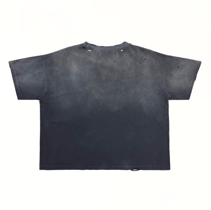 [Big & Tall for weights up to 220 lbs]1:1 quality version Chest Worn Logo Print Washed Tee 2 colors 29166496
