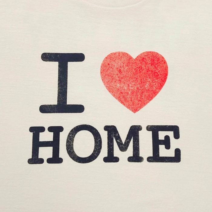 [Big & Tall for weights up to 220 lbs]1:1 quality version I Love Home Beige Print Washed Tee 29166492