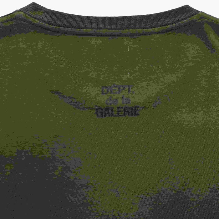 [Big & Tall for weights up to 220 lbs]1:1 quality version Horizontal Small French Letter Print Washed Tee 3 colors 29166491