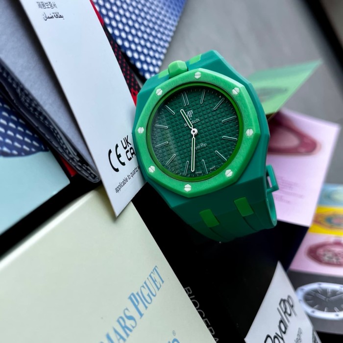 AP x Swatch Royal Oak Dopamine Dial Quartz Movement Pocket Watch & Wrist Watch 8 colors【Dial diameter：42mm】29202610