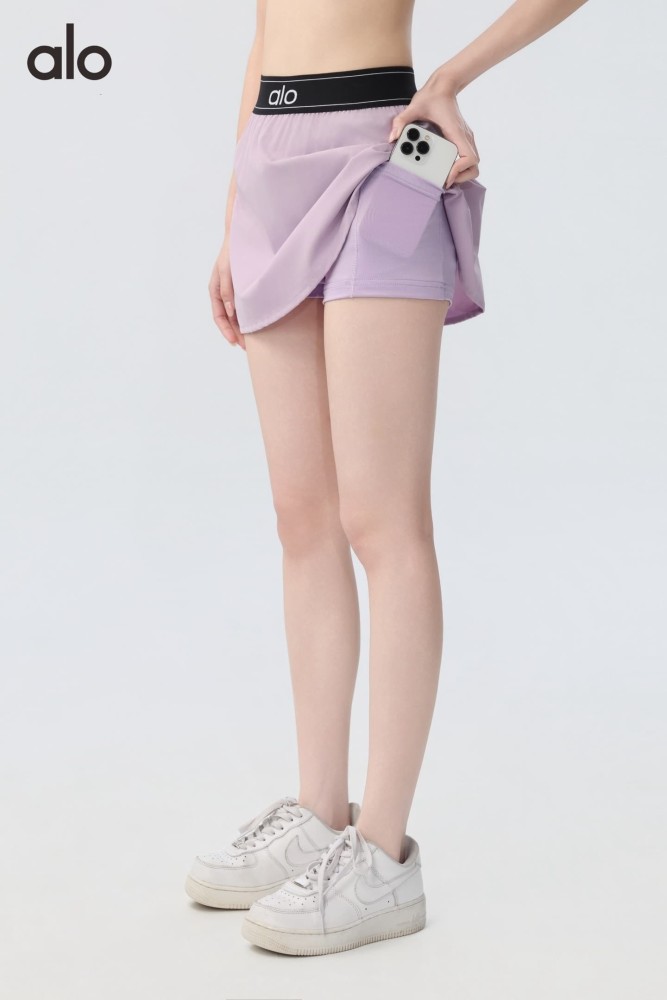 High Waist Inverted A-Line Yoga Anti-Chafing Skort 4 colors 29201415