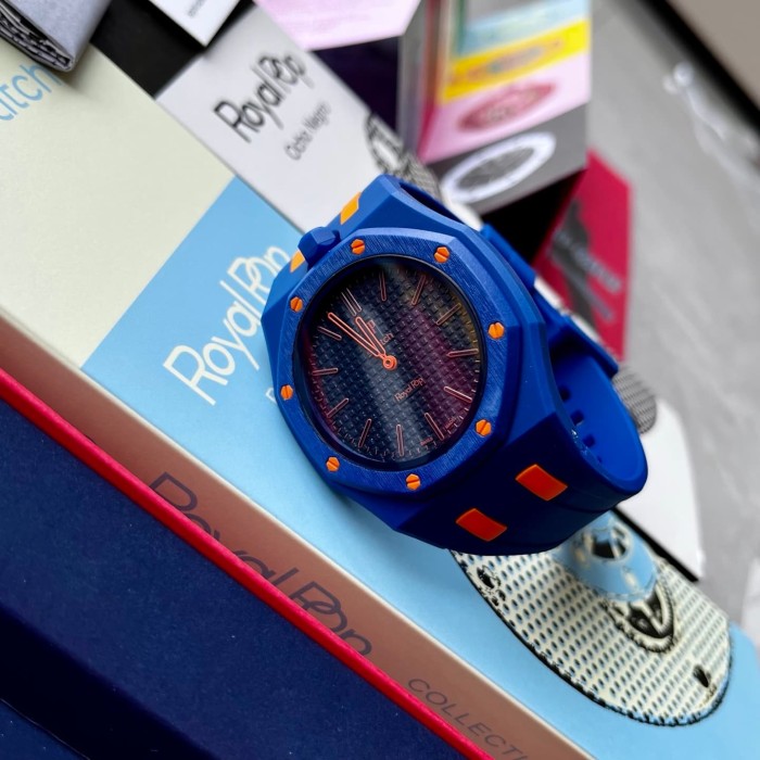 AP x Swatch Royal Oak Dopamine Dial Quartz Movement Pocket Watch & Wrist Watch 8 colors【Dial diameter：42mm】29202610