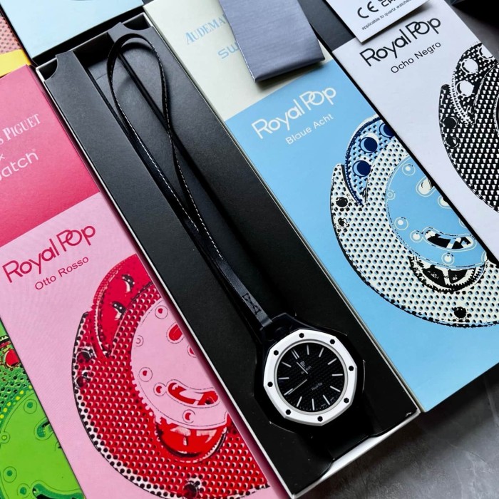 AP x Swatch Royal Oak Dopamine Dial Quartz Movement Pocket Watch & Wrist Watch 8 colors【Dial diameter：42mm】29202610