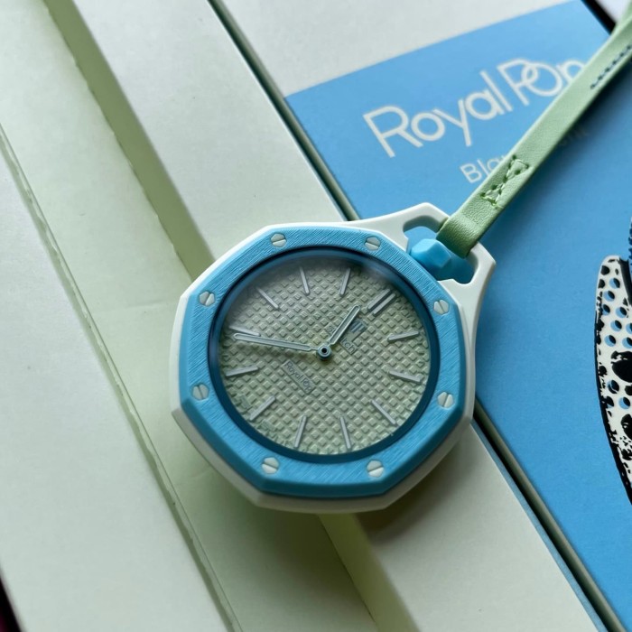 AP x Swatch Royal Oak Dopamine Dial Quartz Movement Pocket Watch & Wrist Watch 8 colors【Dial diameter：42mm】29202610