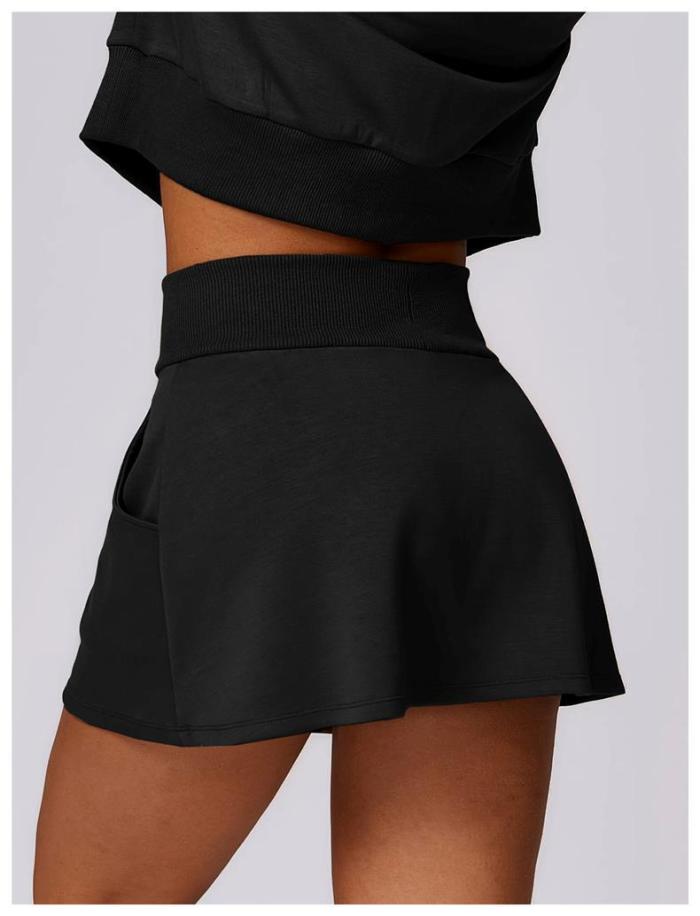 A-Line Anti-Chafing Pockets Yoga Skort 4 colors 29201414