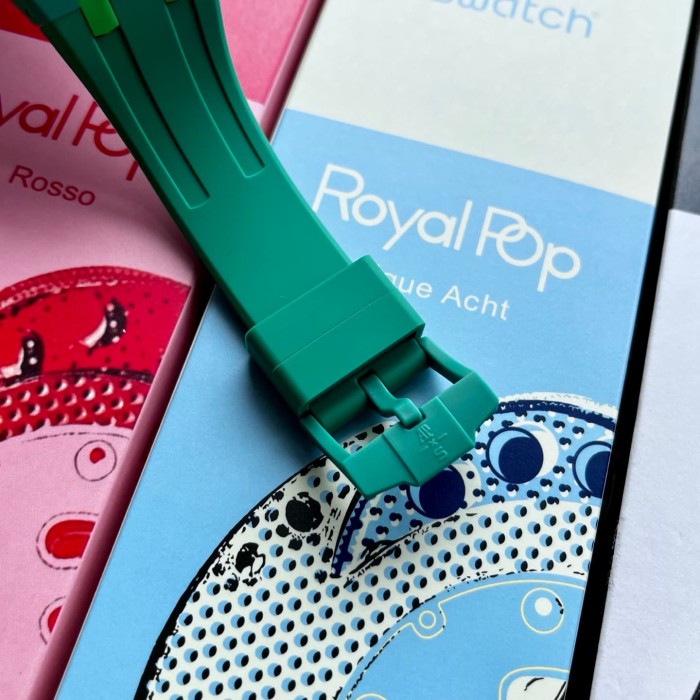 AP x Swatch Royal Oak Dopamine Dial Quartz Movement Pocket Watch & Wrist Watch 8 colors【Dial diameter：42mm】29202610