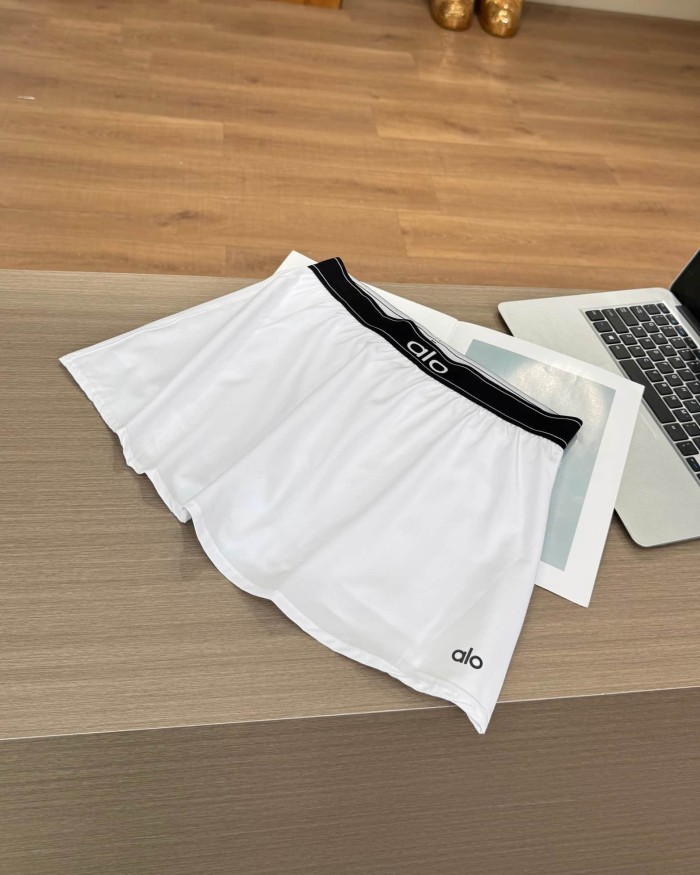 High Waist Inverted A-Line Yoga Anti-Chafing Skort 4 colors 29201415