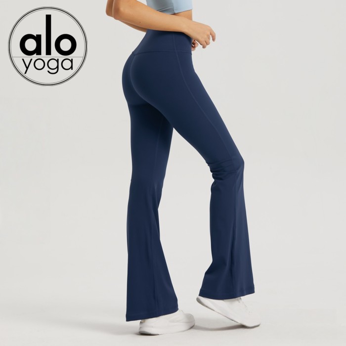 Workout High Waist Butt Lifting Naked Feel Fitted Yoga Flared Pants 10 colors 29201424