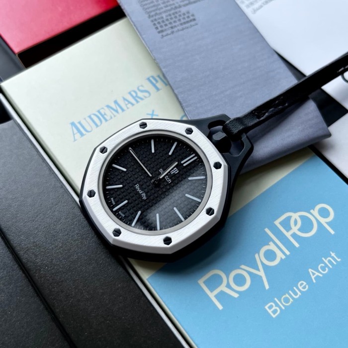 AP x Swatch Royal Oak Dopamine Dial Quartz Movement Pocket Watch & Wrist Watch 8 colors【Dial diameter：42mm】29202610