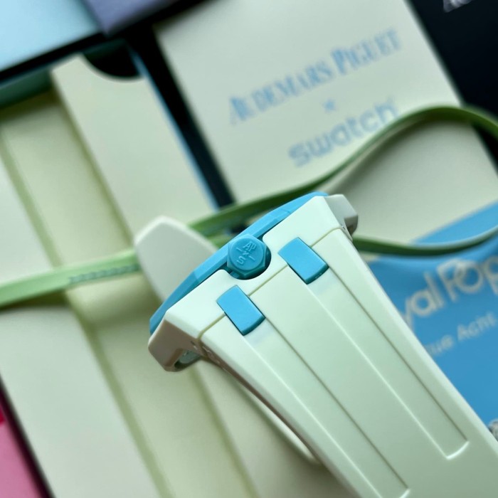 AP x Swatch Royal Oak Dopamine Dial Quartz Movement Pocket Watch & Wrist Watch 8 colors【Dial diameter：42mm】29202610
