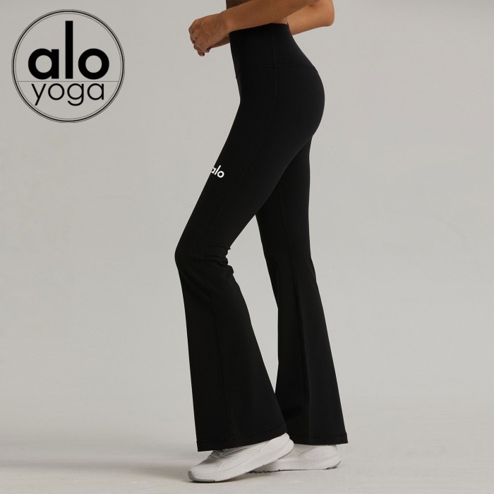 Workout High Waist Butt Lifting Naked Feel Fitted Yoga Flared Pants 10 colors 29201424