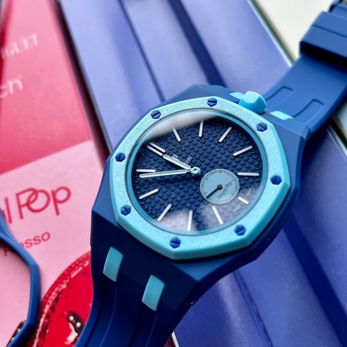 AP x Swatch Royal Oak Dopamine Dial Quartz Movement Pocket Watch & Wrist Watch 8 colors【Dial diameter：42mm】29202610