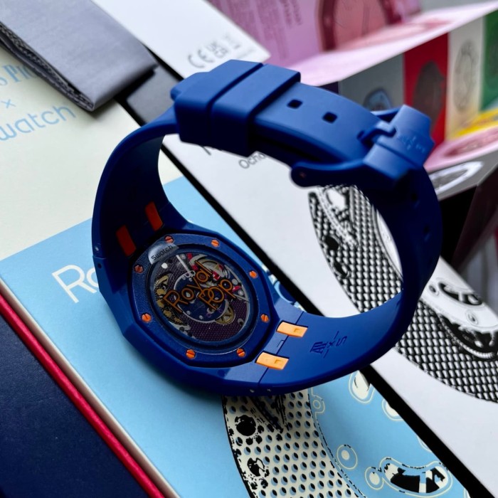 AP x Swatch Royal Oak Dopamine Dial Quartz Movement Pocket Watch & Wrist Watch 8 colors【Dial diameter：42mm】29202610