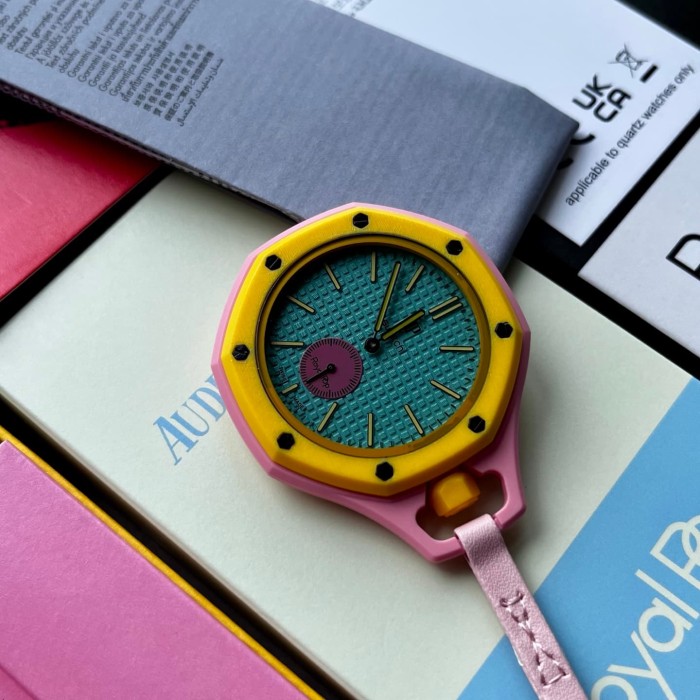 AP x Swatch Royal Oak Dopamine Dial Quartz Movement Pocket Watch & Wrist Watch 8 colors【Dial diameter：42mm】29202610