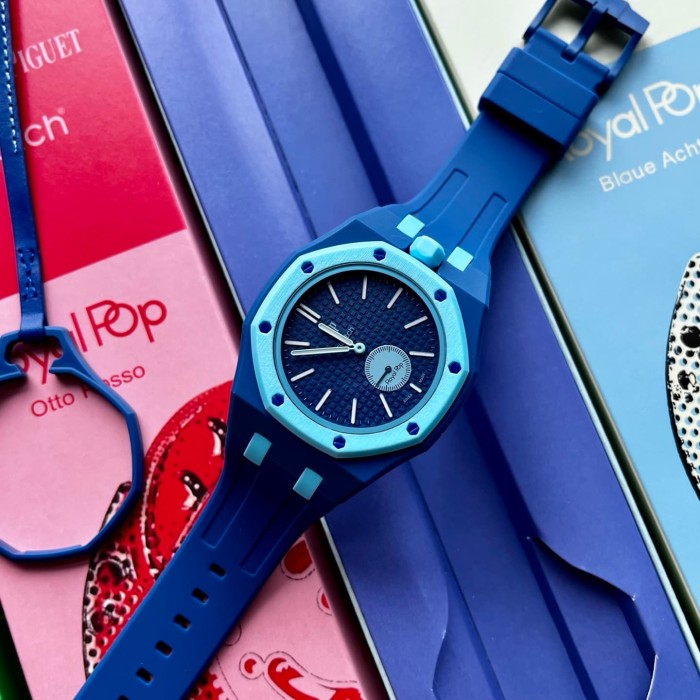 AP x Swatch Royal Oak Dopamine Dial Quartz Movement Pocket Watch & Wrist Watch 8 colors【Dial diameter：42mm】29202610