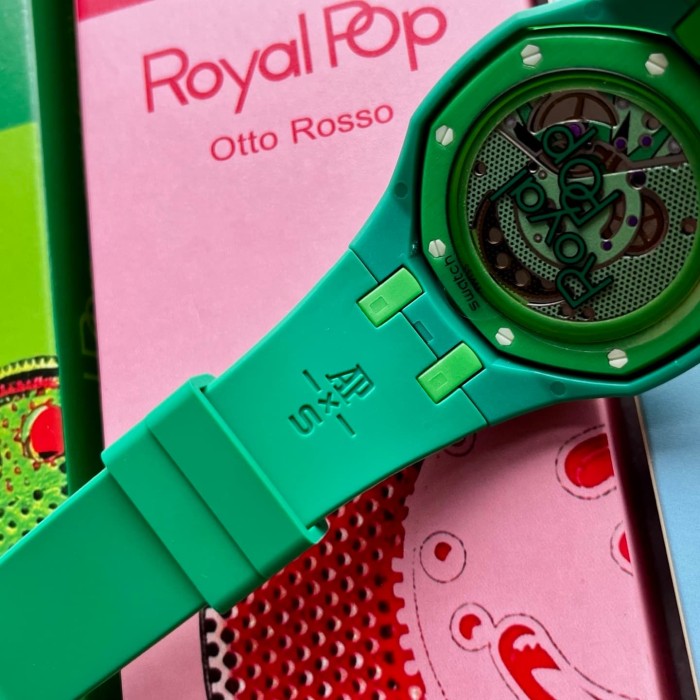 AP x Swatch Royal Oak Dopamine Dial Quartz Movement Pocket Watch & Wrist Watch 8 colors【Dial diameter：42mm】29202610
