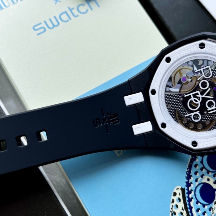 AP x Swatch Royal Oak Dopamine Dial Quartz Movement Pocket Watch & Wrist Watch 8 colors【Dial diameter：42mm】29202610