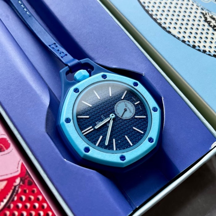 AP x Swatch Royal Oak Dopamine Dial Quartz Movement Pocket Watch & Wrist Watch 8 colors【Dial diameter：42mm】29202610