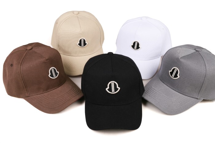 1:1 quality version Co-branded M0ncler 3D Logo Embroidered Baseball Cap 5 colors 29214034