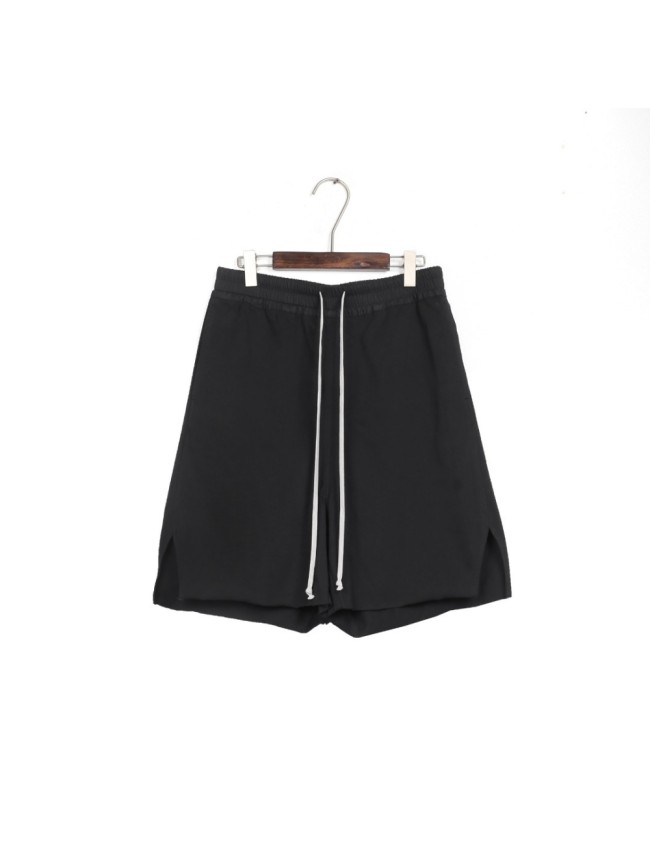 1:1 quality version Minimal Solid Color Split Raw Edge Shorts 29214044