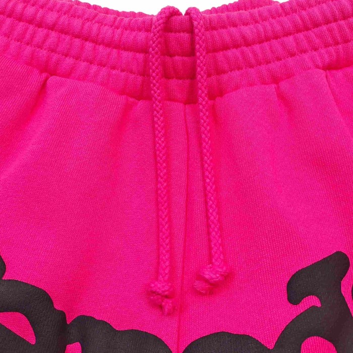 [Big & Tall for weights up to 220 lbs]1:1 quality version Black Star Magenta Zip Up Hoodie & Shorts Set 29204990