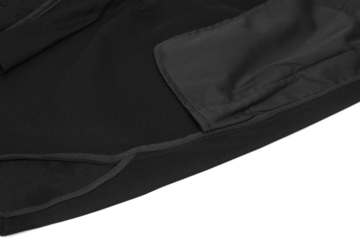 1:1 quality version Minimal Solid Color Split Raw Edge Shorts 29214044