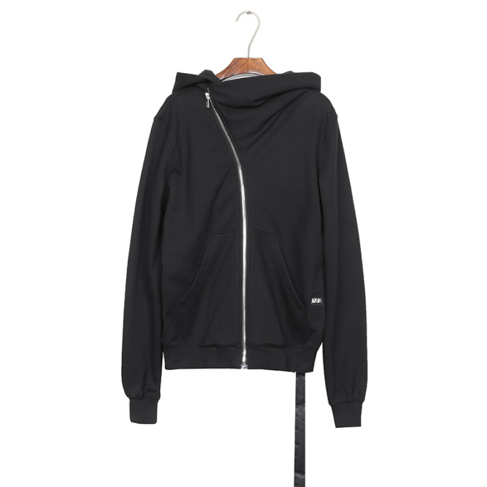 1:1 quality version Small Label Streamer Diagonal Zip Wizard Hoodie 2 colors 29214048