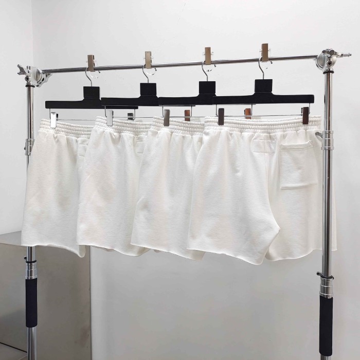 [Big & Tall for weights up to 220 lbs]1:1 quality version Big White Number 5 Print On Back Zip Up Hoodie & Shorts Set 29204991