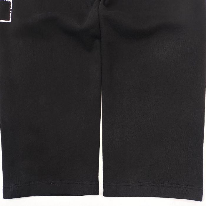 [Big & Tall for weights up to 220 lbs]1:1 quality version Yellow Letter Embroidered Black Hoodie & Pants Set 29204993