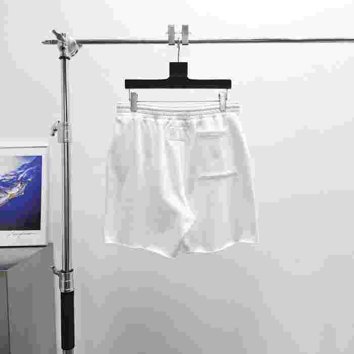 [Big & Tall for weights up to 220 lbs]1:1 quality version Big White Number 5 Print On Back Zip Up Hoodie & Shorts Set 29204991
