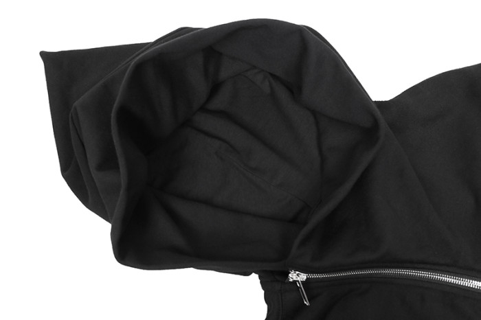 1:1 quality version Classic Diagonal Zip Wizard Hoodie 2 colors 29214042