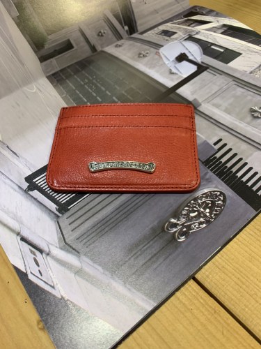 Cowhide Card Holder Metal Bar Logo Slim Multi Slot Card Wallet 8 colors 29222373