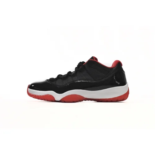 [plus-size shoes] Air @j11 Low Bred Black Patent Leather Red Outsole Retro Basketball Sneakers 5 colors 29225380