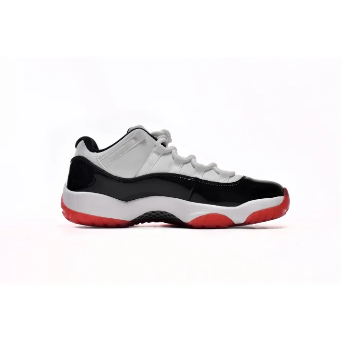 [plus-size shoes] Air @j11 Low Bred Black Patent Leather Red Outsole Retro Basketball Sneakers 5 colors 29225380